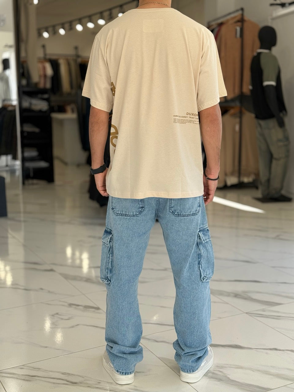 Remera oversize “Good Plan”