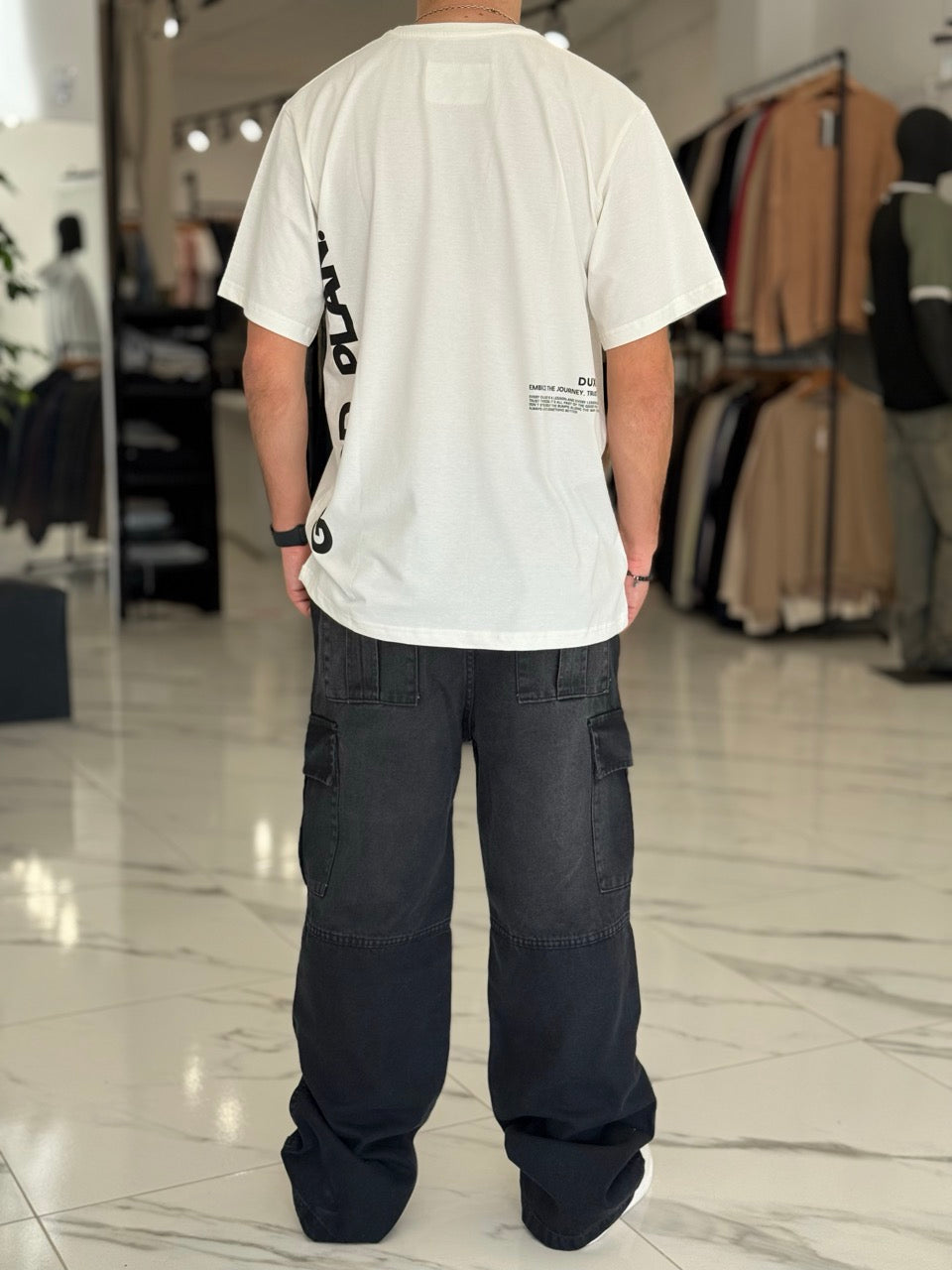 Remera oversize “Good Plan”