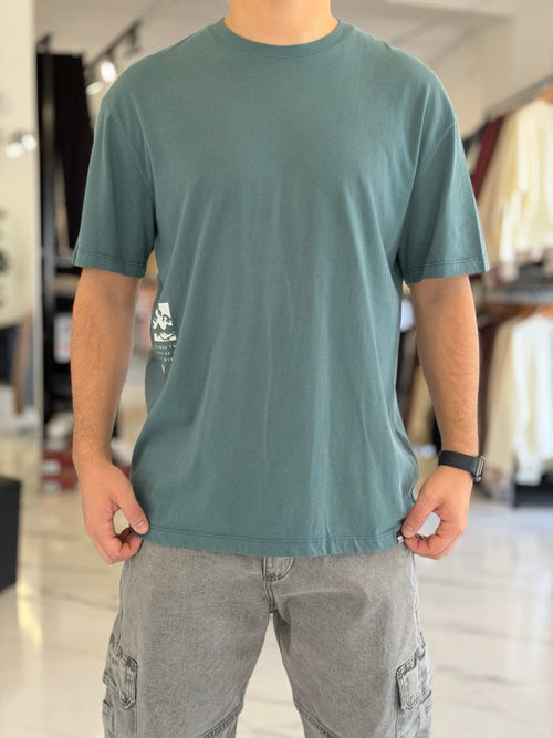 Remera oversize “Luck”