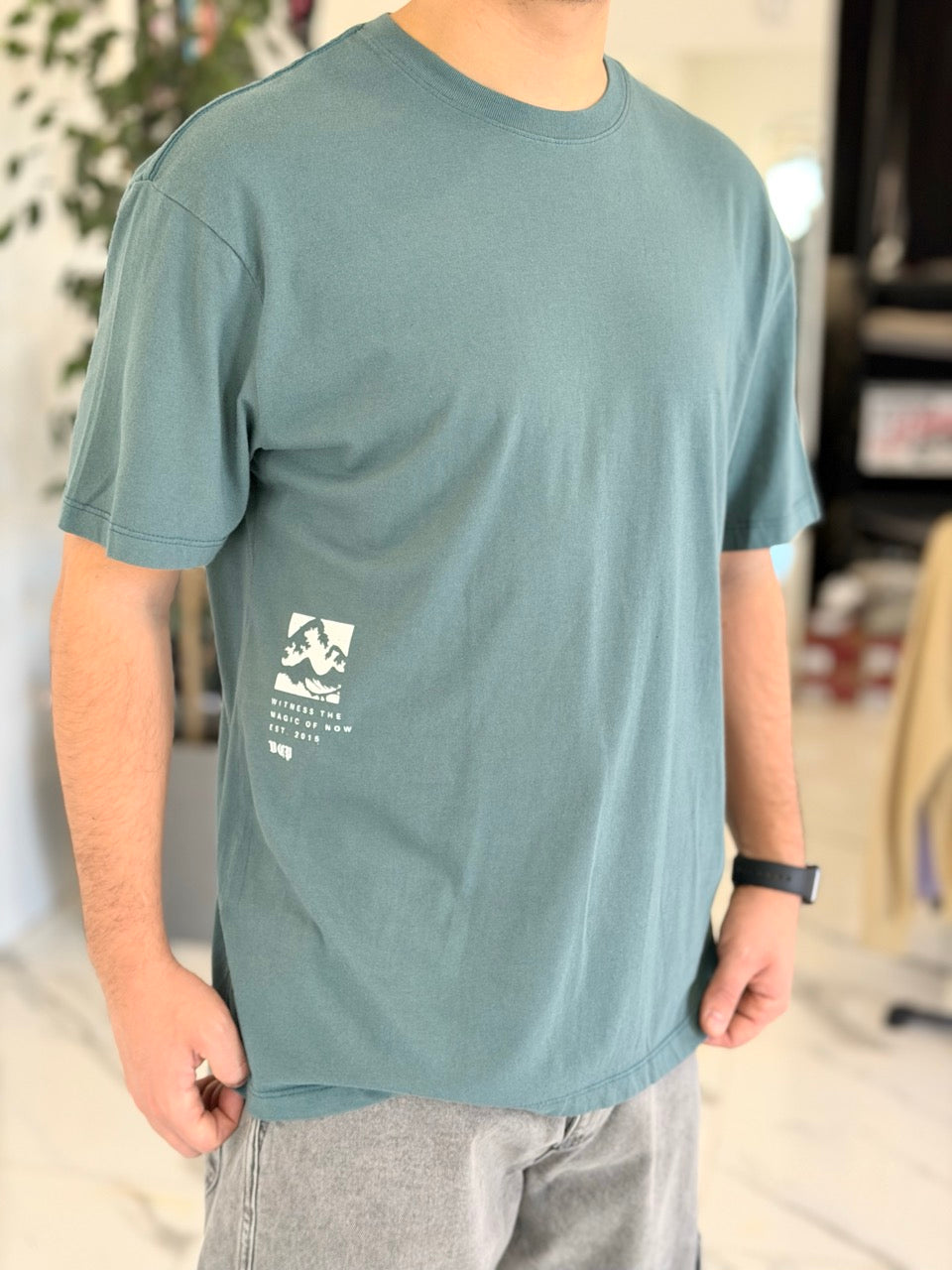 Remera oversize “Luck”
