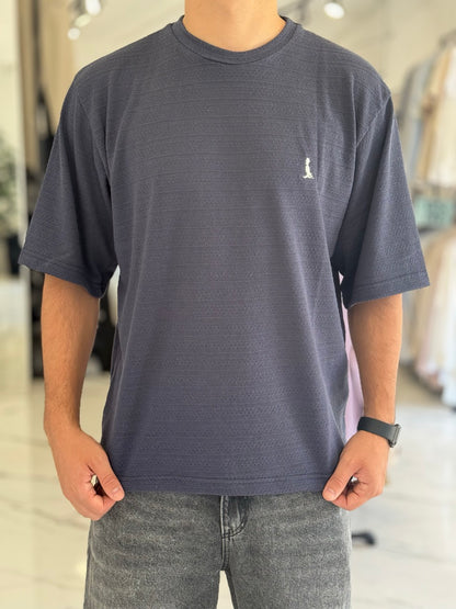 Remera oversize tejida