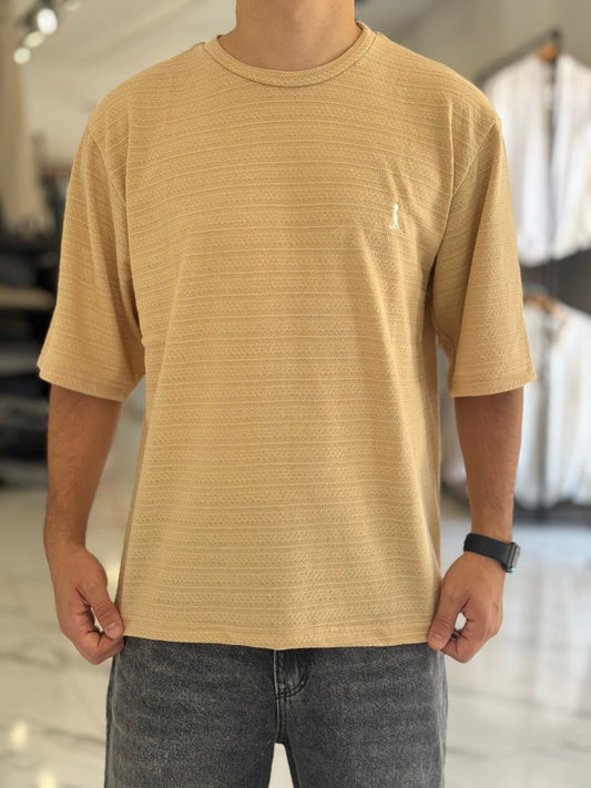 Remera oversize tejida