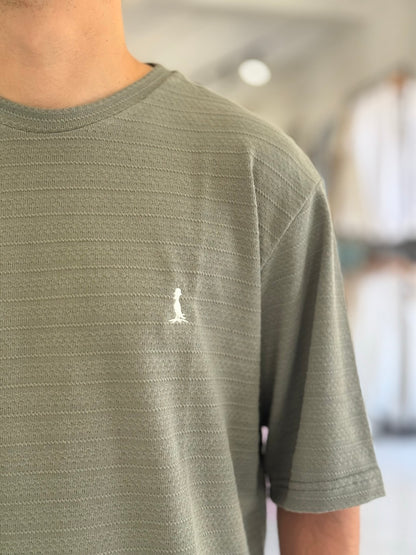 Remera oversize tejida