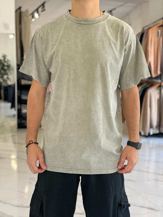 Remera oversize gastada “Senecio”