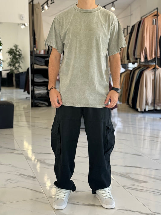 Remera oversize gastada “Senecio”