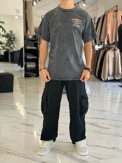 Remera oversize gastada “Surf House”