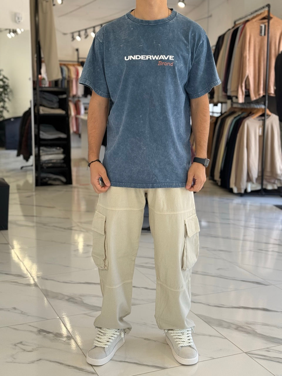 Remera oversize gastada “Union”