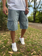 Bermuda super baggy cargo