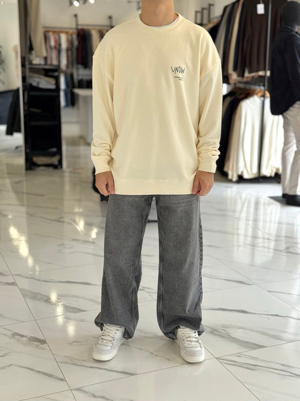 Super baggy "Dallas" gris oscuro