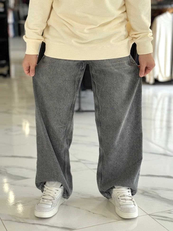 Super baggy "Dallas" gris oscuro