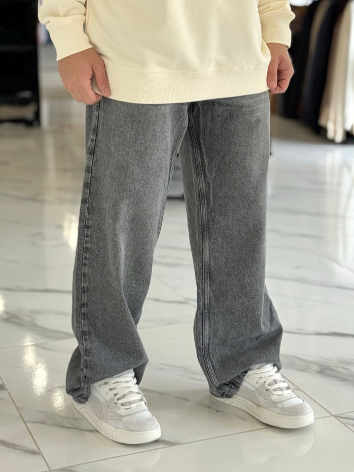 Super baggy "Dallas" gris oscuro