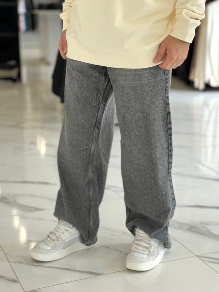 Super baggy "Dallas" gris oscuro