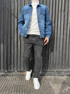 Chaqueta jean oscuro