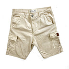 Bermuda gabardina cargo