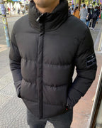Campera puffer negra