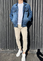 Chaqueta jean oscuro