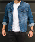 Chaqueta jean oscuro