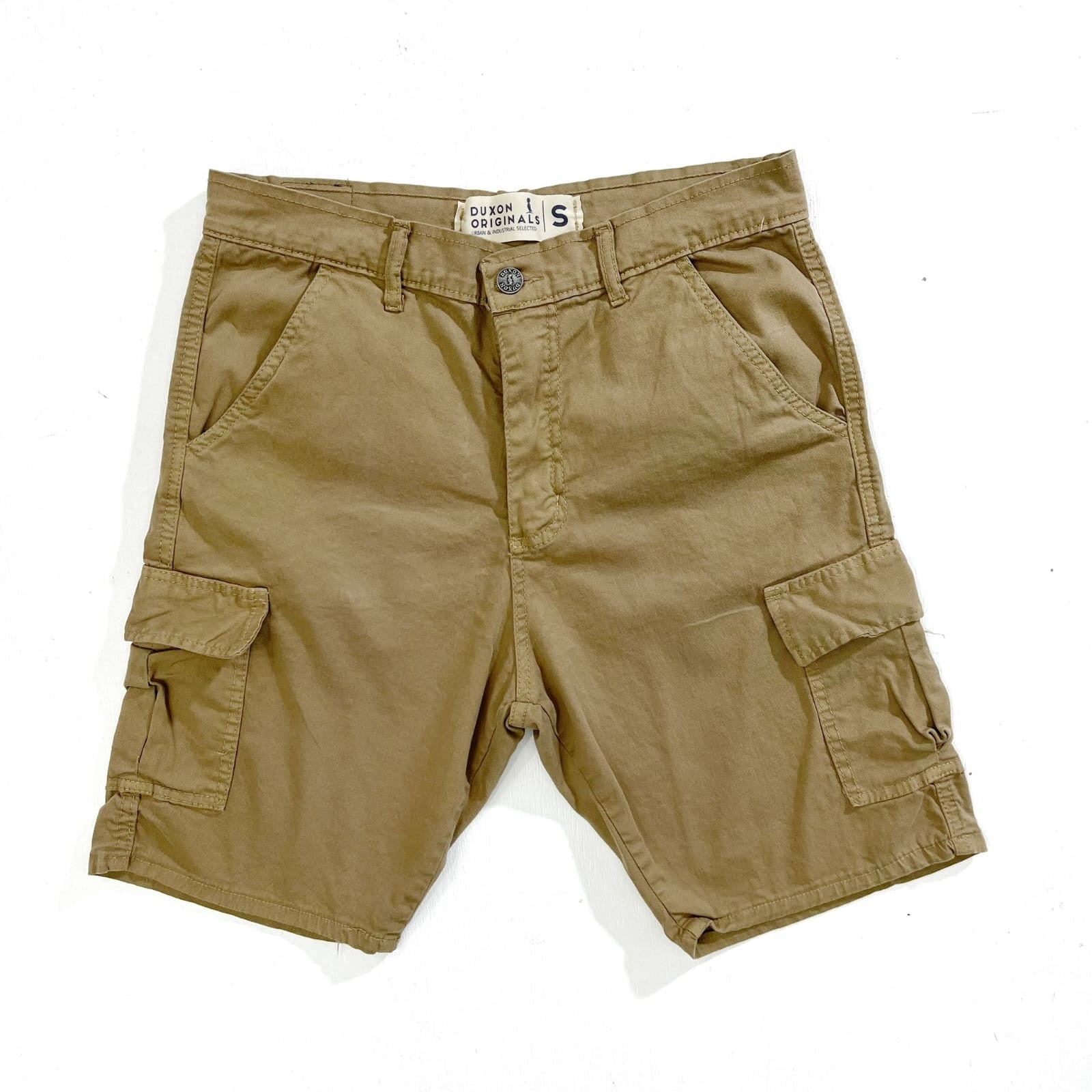 Bermuda gabardina cargo